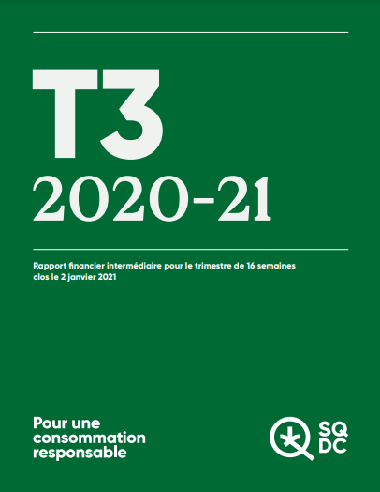 Rapport Financier T3 2020 - 2021