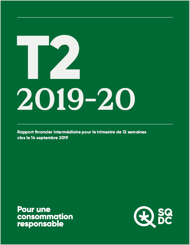 Rapport financier intermédiaire pour le trimestre de 12 semaines terminé le 14 septembre 2019 (French only)