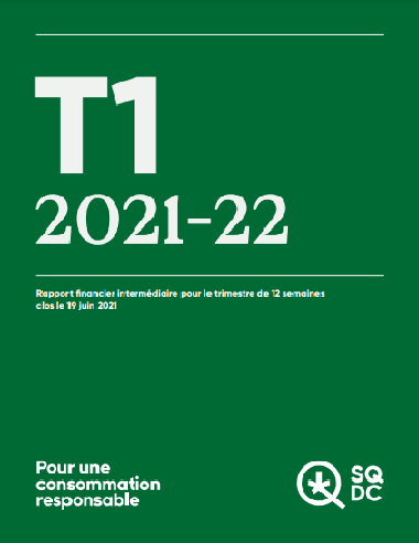 Rapport Financier T1 2021 - 2022