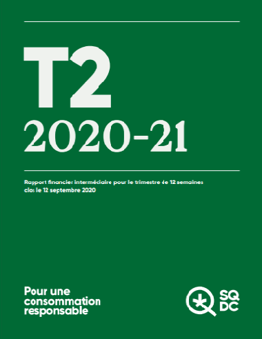 Rapport Financier T2 2020 - 2021